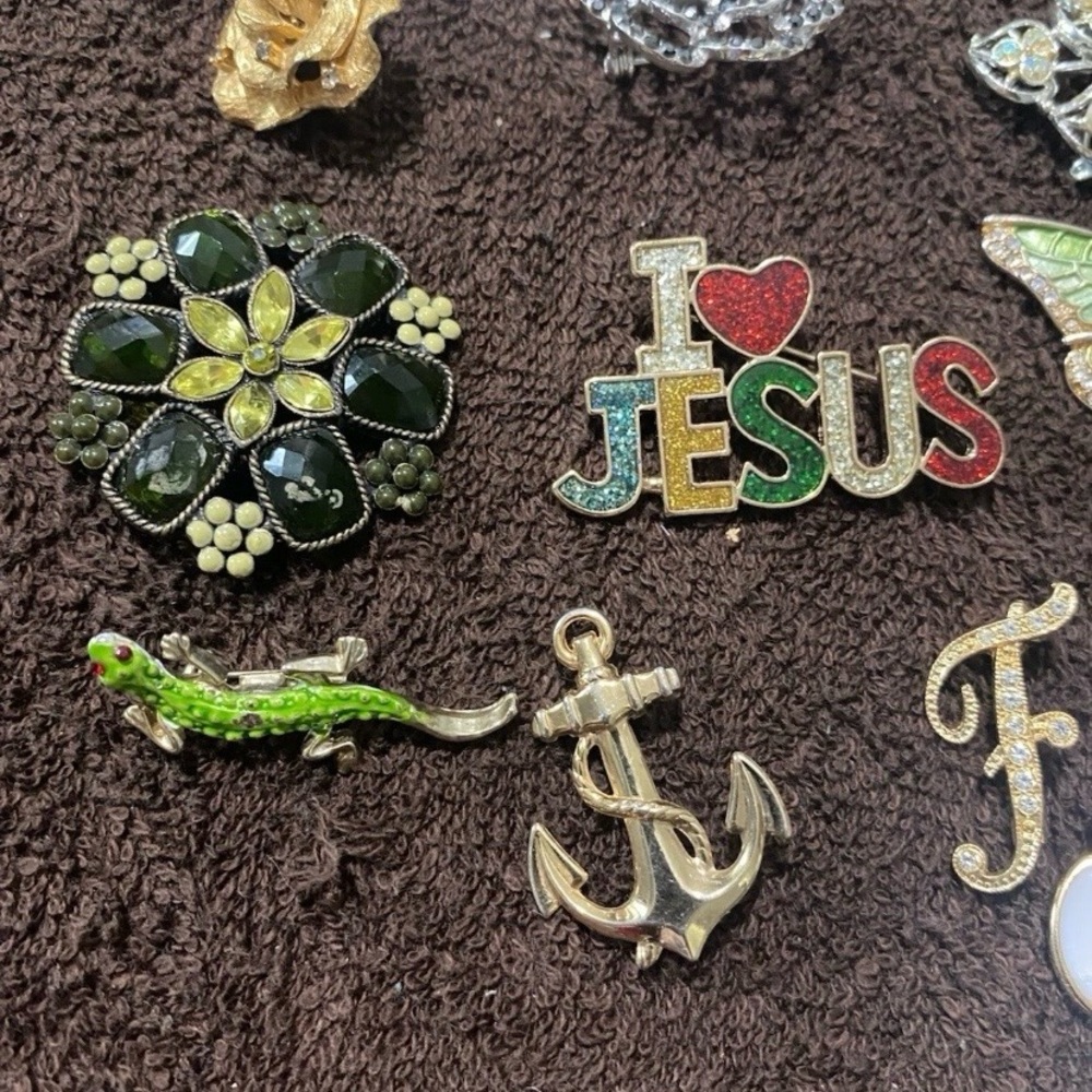 Assorted Decorative Brooch Set - image 3